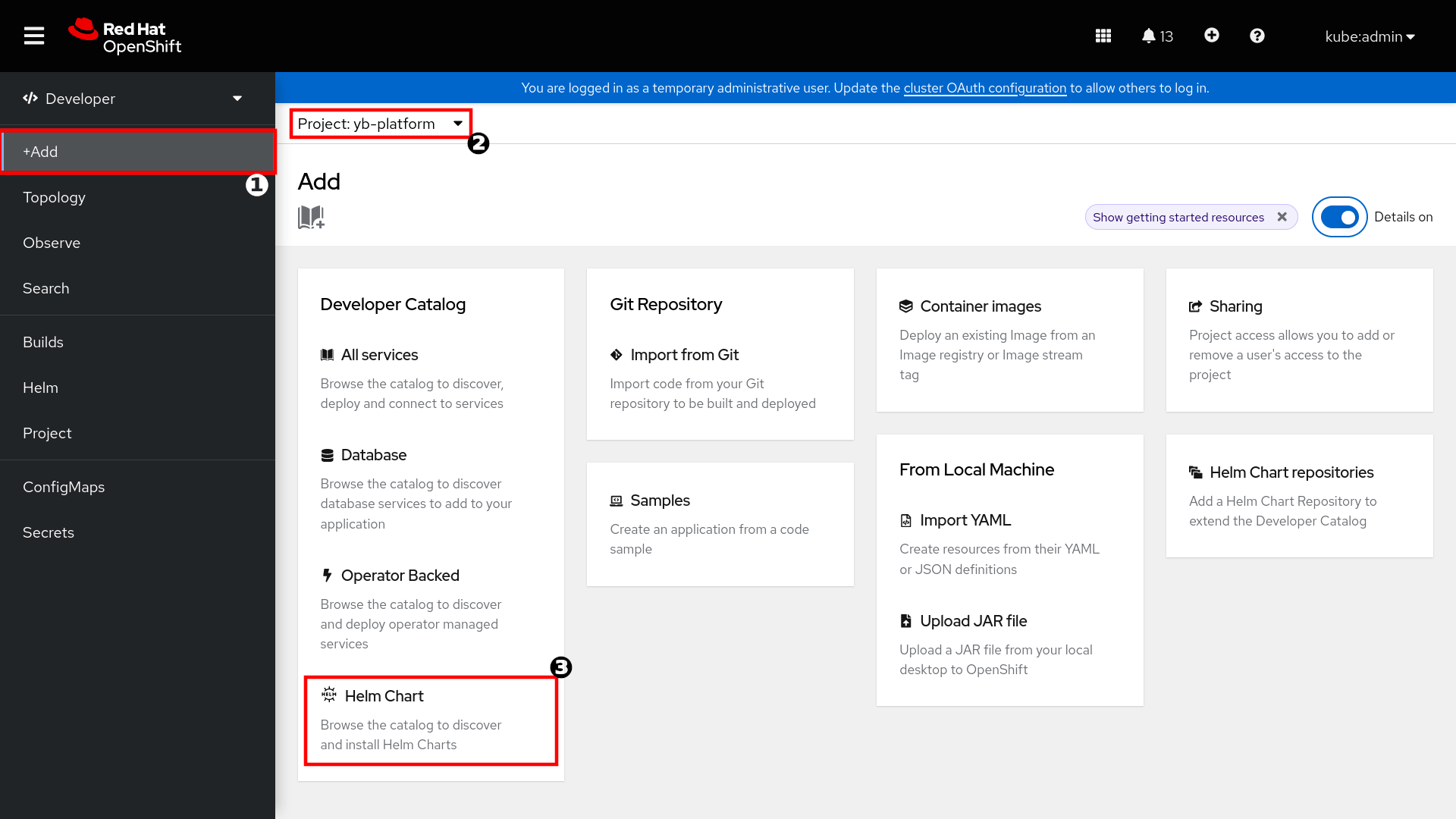 Add Certified Helm Chart on OpenShift console Add Certified Helm Chart on OpenShift console