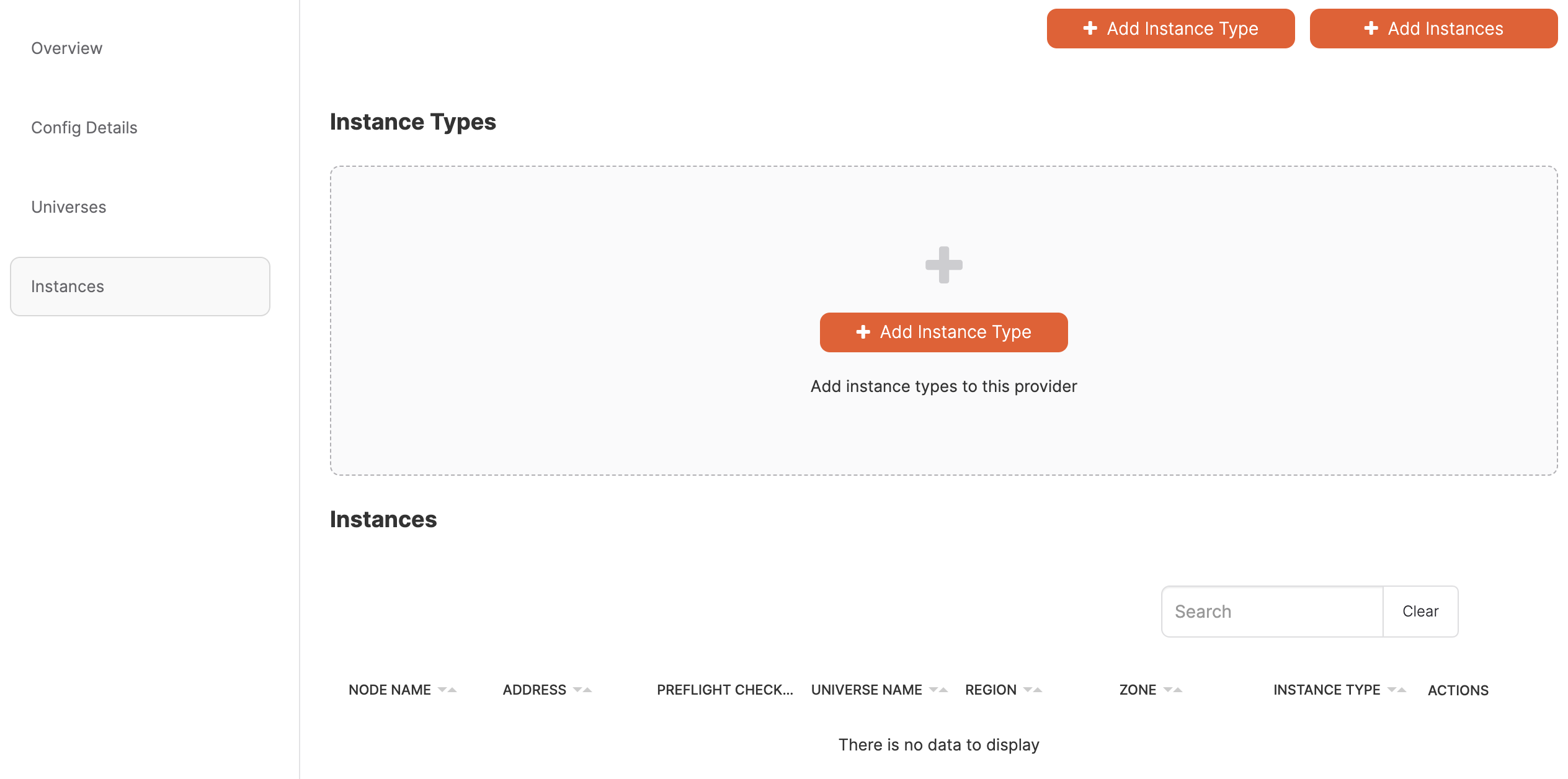 Configure on-prem instances Configure on-prem instances